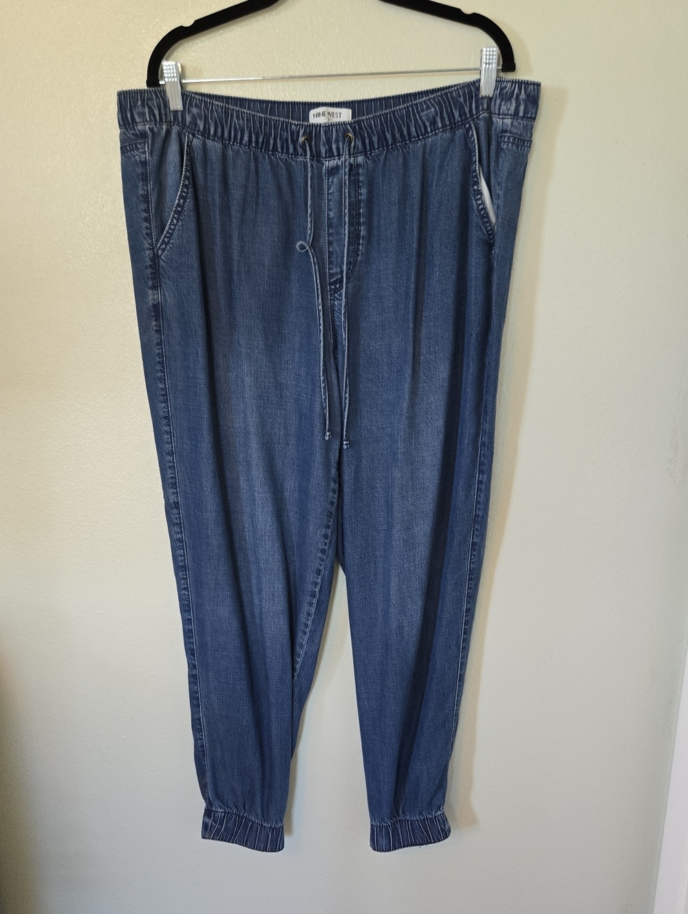 Nine West | Chambray Easy Jogger Size XL